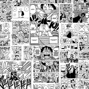 Papel de Parede Adesivo Quadrinhos Mangá One Piece