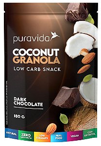 GRANOLA DARK CHOCOLATE 180G PURAVIDA