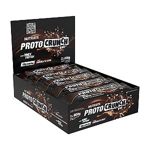 BARRA PROTO CRUNCH CHOCOLATE DARK 10 X 60G NUTRATA