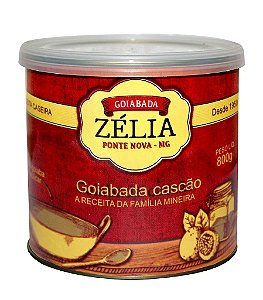 GOIABADA CASCÃO LATA 800g ZELIA