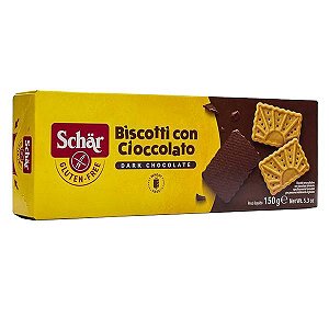 BISCOITO BISCOTTI CIOCCOLATO SCHAR 150G