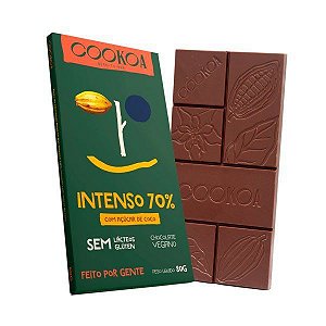 CHOCOLATE INTENSO 70% 12 X 80G COOKOA