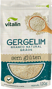 GERGELIM BRANCO NATURAL INTEGRAL 120G VITALIN