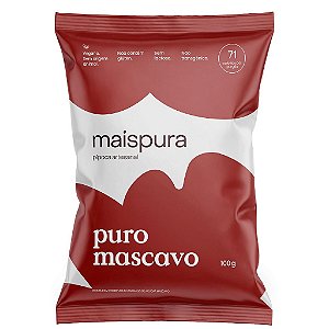 PIPOCA PURO MASCAVO 100G MAIS PURA