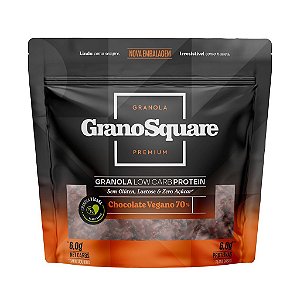 GRANO SQUARE LOW CARB CHOCOLATE ZERO VEGANO 200G