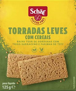 TORRADAS LEVES COM CEREAIS 125G SCHAR