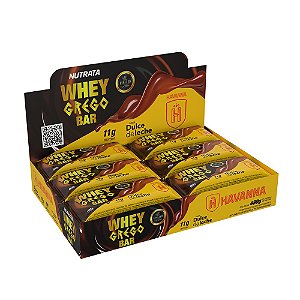 BARRA WHEY GREGO DOCE DE LEITE HAVANNA 12 X 40G NUTRATA