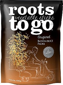 CHIPS BATATA DOCE PALHA ORIGINAL 100G ROOTS TO GO