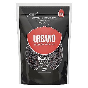 ARROZ PRETO INTEGRAL 500G URBANO