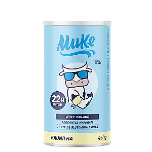 MUKE WHEY ISOLADO BAUNILHA 450G +MU