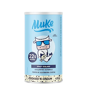 MUKE WHEY ISOLADO COOKIES & CREAM 450G +MU