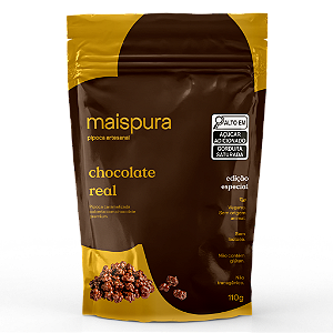 PIPOCA CHOCOLATE REAL 110G MAIS PURA