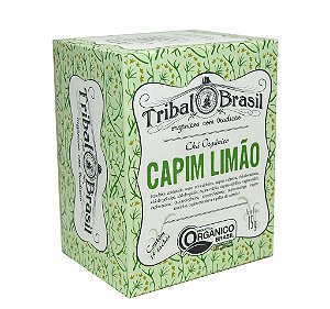 CHA ORGANICO PURO CAPIM LIMAO 15 X 1G TRIBAL