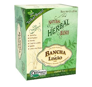 CHA ORGANICO HERBAL BANCHA LIMAO 15 X 1,5G TRIBAL