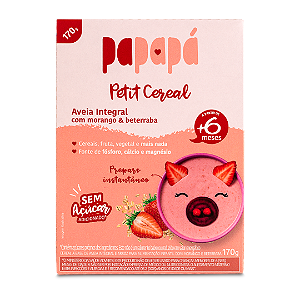 PETIT CEREAL MORANGO BETERRABA 170G PAPAPA