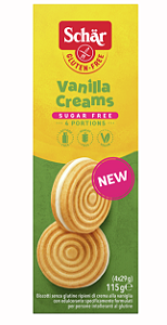 BISCOITO VANILLA CREAMS ZERO 115G SCHAR