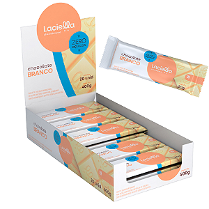 BARRA CHOCO BRANCO ZERO 20 X 20G LACIELLA