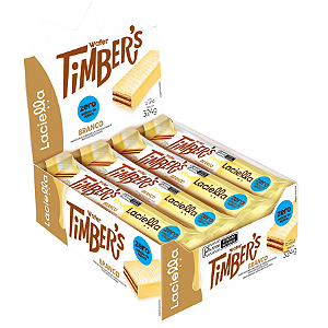 TIMBERS WAFER BRANCO ZERO 12 X 27G LACIELLA