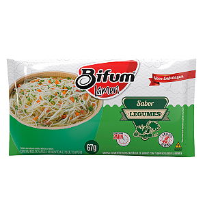 MACARRAO DE ARROZ LAMEN LEGUMES 67G BIFUM