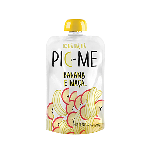 PAPINHA BANANA E MACA 100G PIC ME