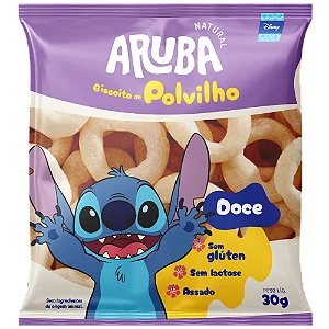 BISCOITO POLVILHO STITCH DOCE 30G ARUBA