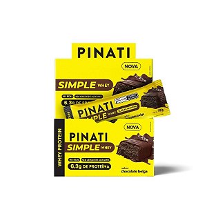 BARRA SIMPLE WHEY CHOCOLATE BELGA 16 X 35G PINATI