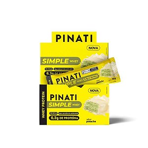 BARRA SIMPLE WHEY PISTACHE 16 X 35G PINATI