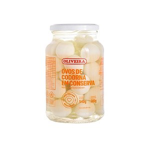CONSERVA OVOS DE CODORNA 300G OLIVEIRA