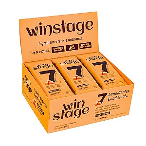BARRA DE PROTEINA CARAMELO E COCO 12 X 54G WINSTAGE