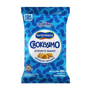 CROKISSIMO AMENDOIM LEVEMENTE SALGADO 400G SANTA HELENA