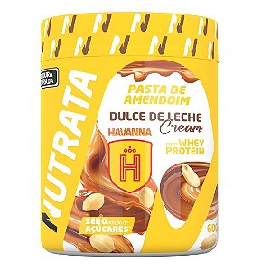 PASTA DE AMENDOIM PROTEICA HAVANNA 600G NUTRATA