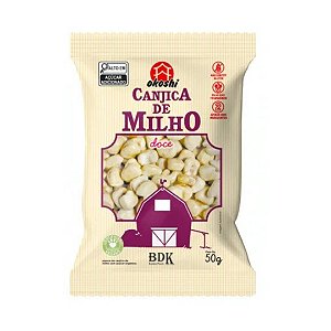 CANJICA DE MILHO COM ACUCAR ORGANICO 50G OKOSHI