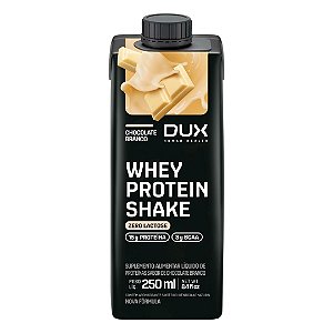 SHAKE WHEY PROTEIN CHOCOLATE BRANCO 250ML DUX