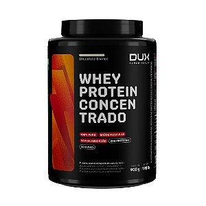 WHEY PROTEIN CONCENTRADO CHOCOLATE BRANCO POTE 900G DUX