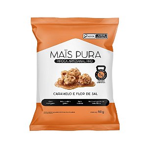 PIPOCA PROTEIN CARAMELO E FLOR DE SAL 50G MAIS PURA