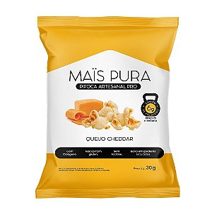 PIPOCA PROTEIN QUEIJO CHEDDAR 30G MAIS PURA