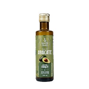 OLEO DE ABACATE GARRAFA 200ML SANTO OLEO
