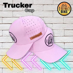 Boné snapback @eunabike [Trucker Cap] premium rosa