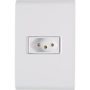 CONJUNTO 4X2 COM 1 TOMADA 20 A TRAMONTINA LIZ BR 57170/213