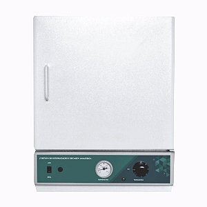ESTUFA DE ESTERILIZAÇÃO E SECAGEM ANALÓGICA (INTERNO EM AÇO CARBONO) TEMP.: 50ºC A 200ºC