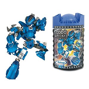 Robo Guerreiro - Blue Armor - 65 peças - Xalingo