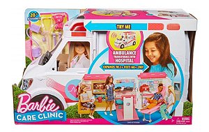 Enfermeira Barbie Hospital Móvel Maca Sala De Espera - Mattel