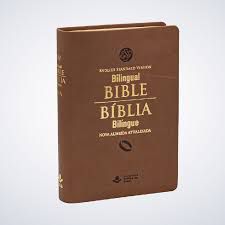 Bíblia Bilingue - Capa Marrom