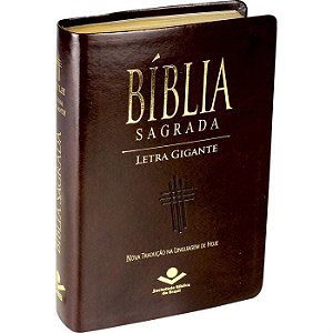 Bíblia Sagrada, letra gigante NTLH - Marrom