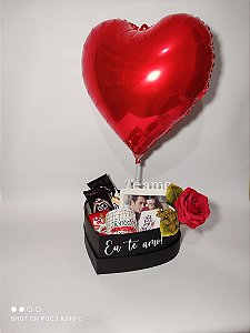 KIT Caixa box de Coração Eu te amo Código - 0116