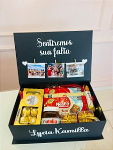 Cesta com Chocolates modelo Pollyana - Código 0146
