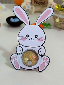 Card coelhinho com Blister e Ferrero Rocher - Código 0332