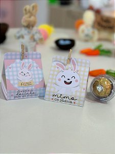 Tag personalizada modelo sacolinha com Chocolate - Código 0339