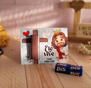 Mimo da Páscoa modelo Ele vive com Bis - Código 0349