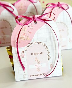 Sacolinhas com Chocolate Ouro Branco Dias das mães   - Código 0352